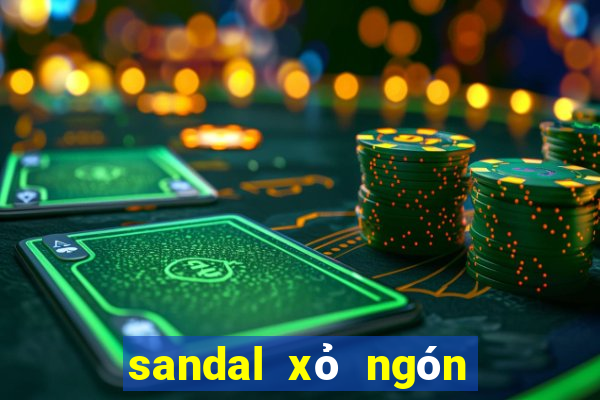 sandal xỏ ngón đế bệt