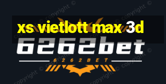 xs vietlott max 3d