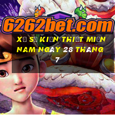 xổ số kiến thiết miền nam ngày 28 tháng 7