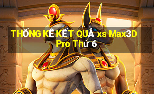 THỐNG KÊ KẾT QUẢ xs Max3D Pro Thứ 6