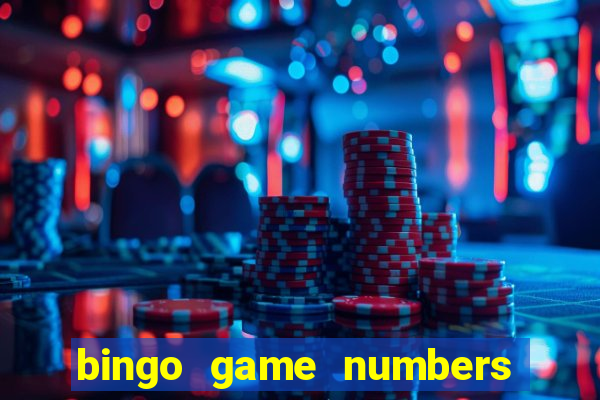 bingo game numbers 1 100