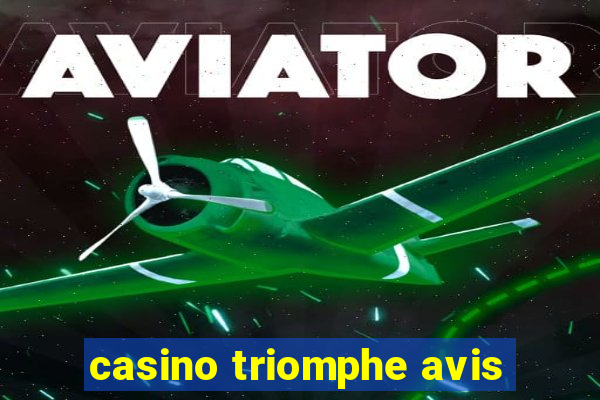 casino triomphe avis