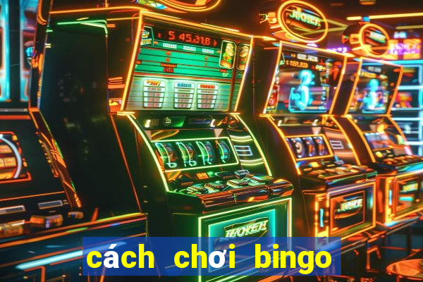 cách chơi bingo trên giấy