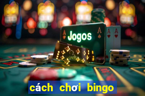 cách chơi bingo trên giấy