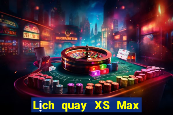 Lịch quay XS Max 4D Chủ Nhật