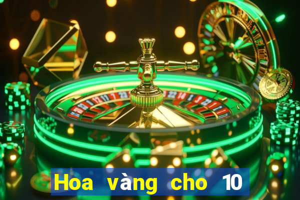 Hoa vàng cho 10 đô la nhập học