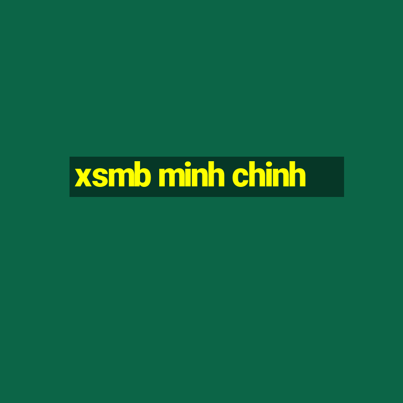 xsmb minh chinh