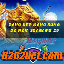 bang xep hang bong da nam seagame 29