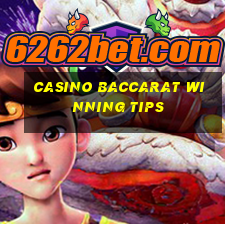 casino baccarat winning tips