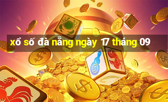 xổ số đà nẵng ngày 17 tháng 09