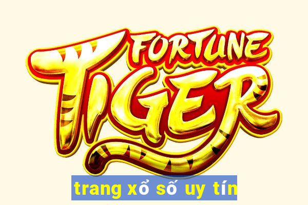 trang xổ số uy tín