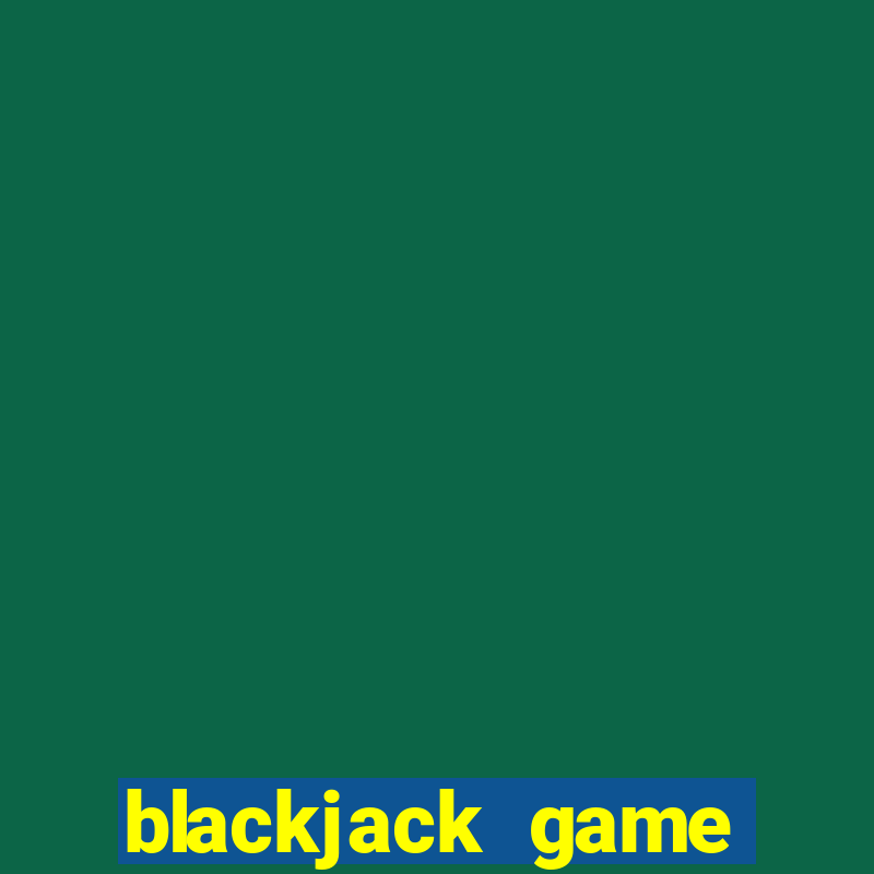 blackjack game python code