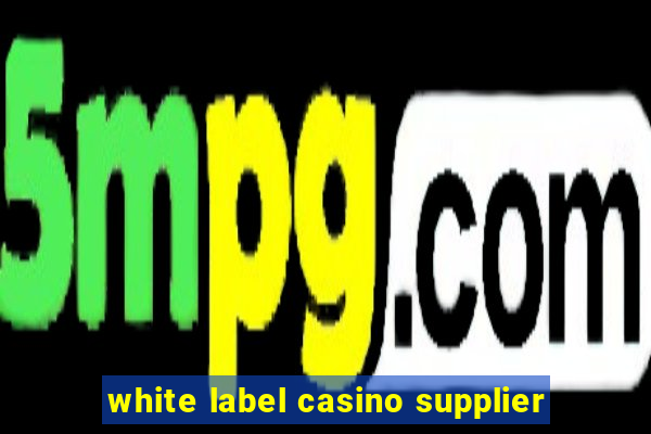 white label casino supplier