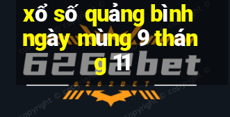 xổ số quảng bình ngày mùng 9 tháng 11