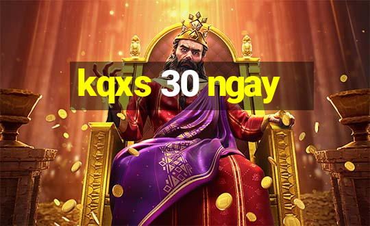 kqxs 30 ngay