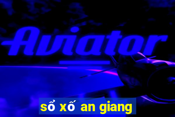 sổ xố an giang