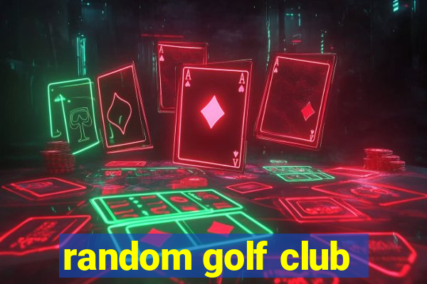 random golf club