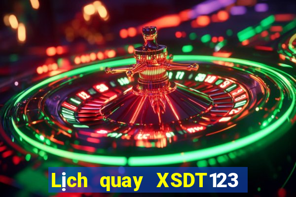 Lịch quay XSDT123 Thứ 7