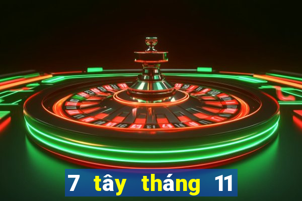 7 tây tháng 11 xổ số miền nam