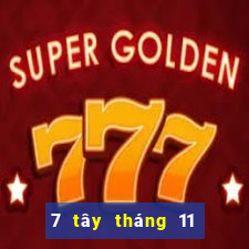 7 tây tháng 11 xổ số miền nam