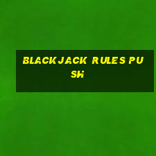 blackjack rules push