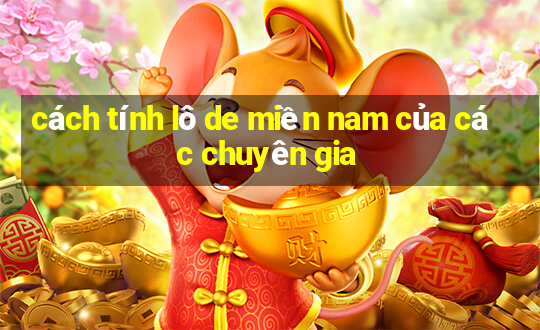 cách tính lô de miền nam của các chuyên gia