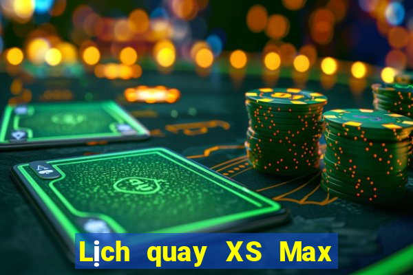 Lịch quay XS Max 3D ngày mai