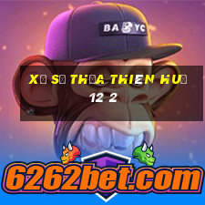 xổ số thừa thiên huế 12 2