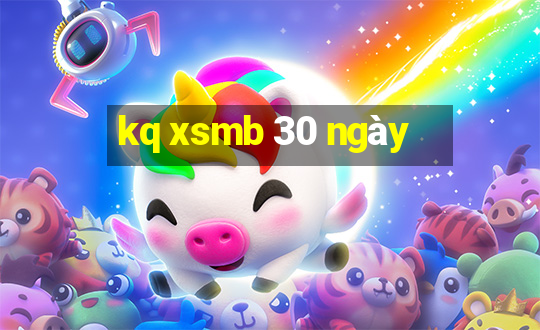 kq xsmb 30 ngày