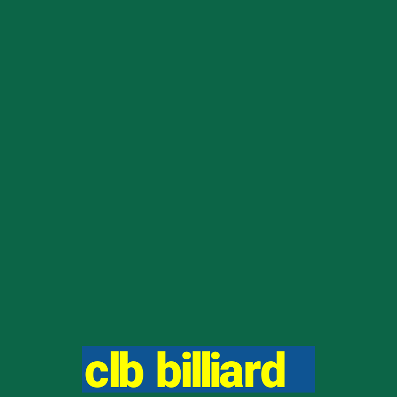 clb billiard