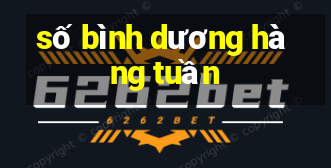 số bình dương hàng tuần