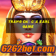 Trang chủ của Earl Game