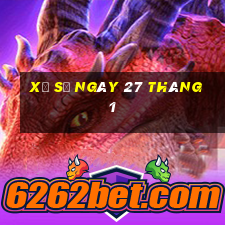 xổ số ngày 27 tháng 1