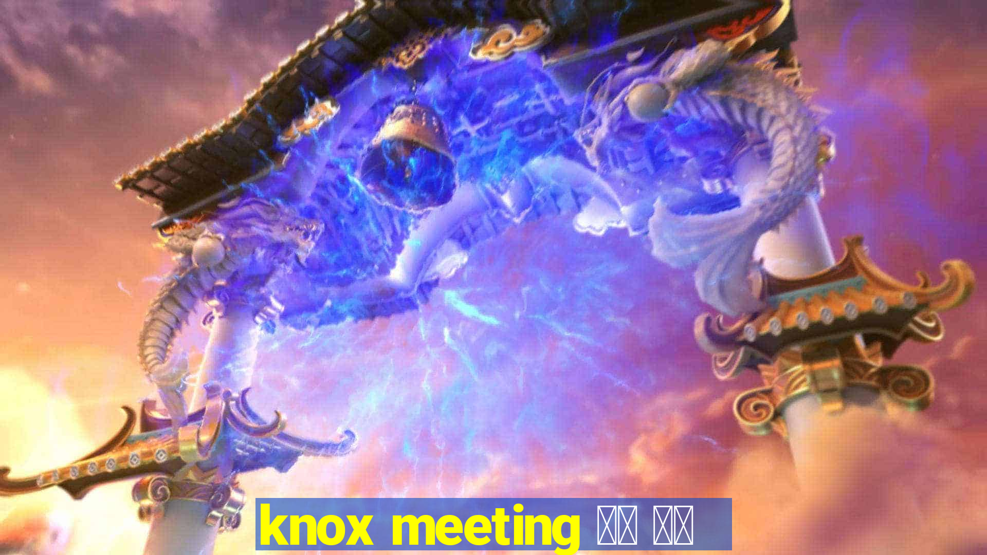 knox meeting 녹스 미팅