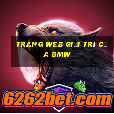 Trang web giải trí của BMW