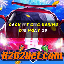 Cách đặt cược XSBINGO18 ngày 29