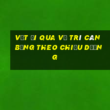 vật đi qua vị trí cân bằng theo chiều dương