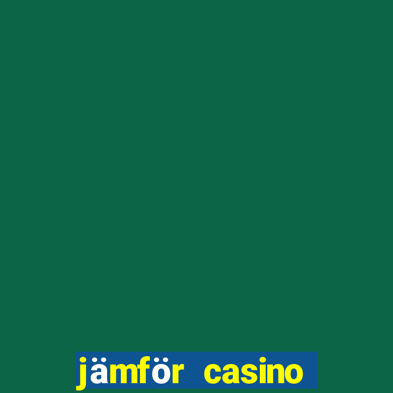 jämför casino utan konto