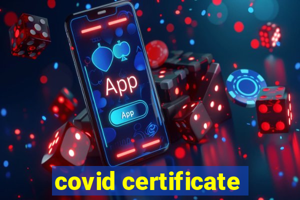 covid certificate