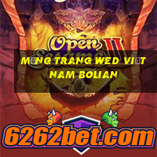 Mạng trang wed Việt nam Bolian