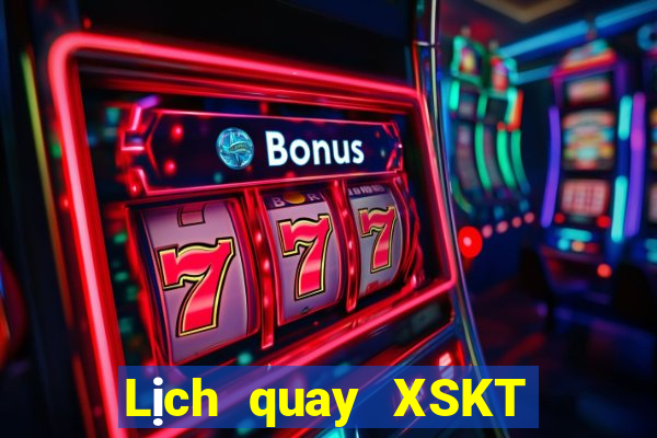 Lịch quay XSKT ngày thứ sáu