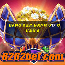 bang xep hang u17 chau a