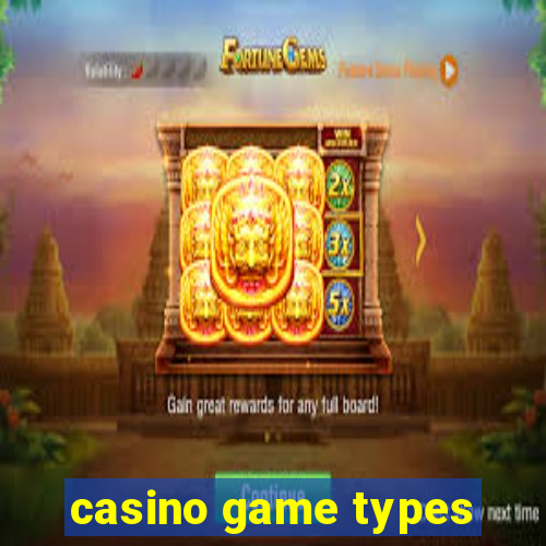 casino game types