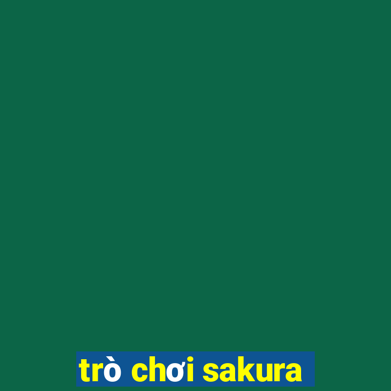 trò chơi sakura