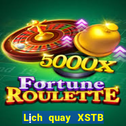 Lịch quay XSTB ngày 5