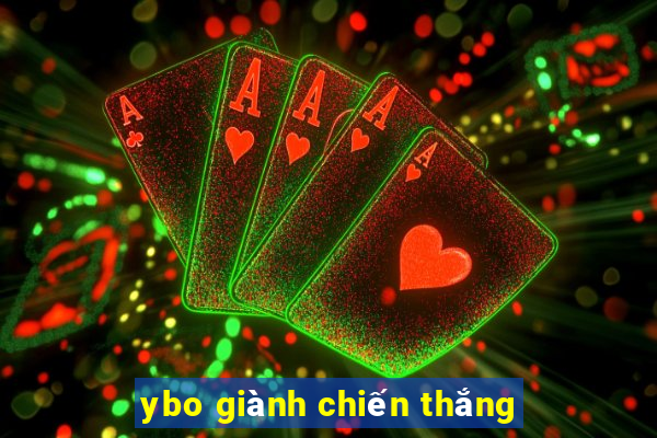 ybo giành chiến thắng