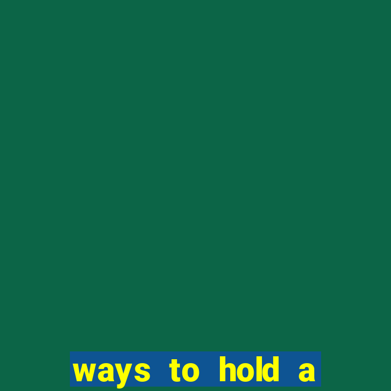 ways to hold a golf club