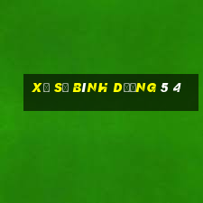 xổ số bình dương 5 4