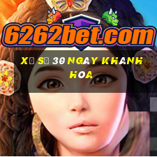 xổ số 30 ngày khánh hòa