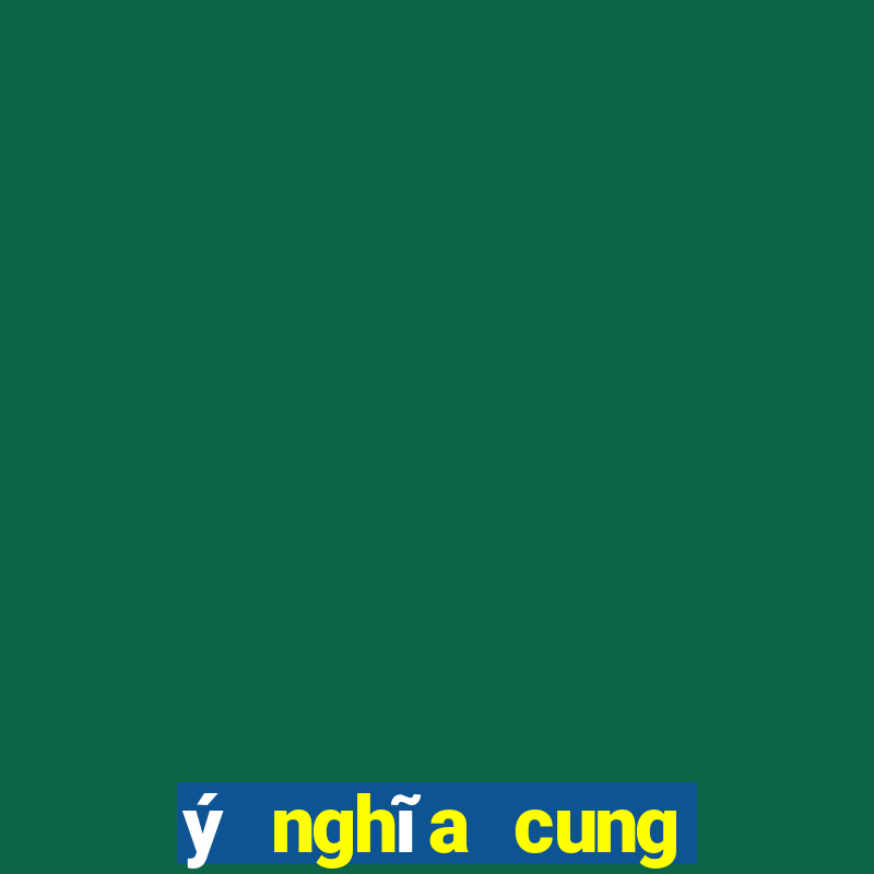 ý nghĩa cung thiên bình